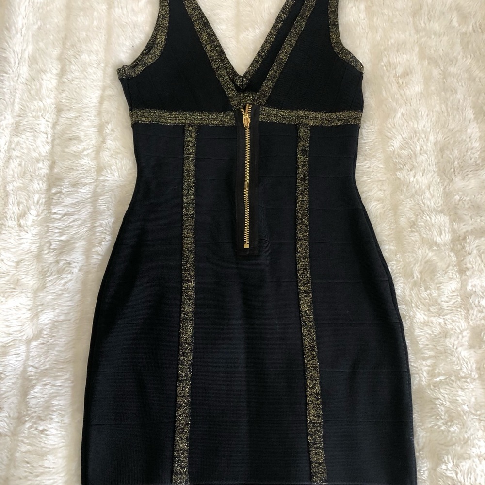 Guess Black and Gold Dress